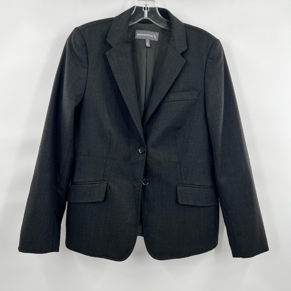 American Airlines dark grey blazer jacket size 8R - Picture 1 of 11